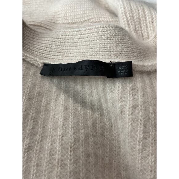 Jenni Kayne Cropped Beige Cashmere Cocoon Cardigan Size XXS - Picture 4 of 6